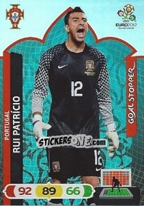 Sticker Rui Patrício - UEFA Euro Poland-Ukraine 2012. Adrenalyn XL n. 236 - Panini