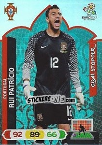 Sticker Rui Patrício - UEFA Euro Poland-Ukraine 2012. Adrenalyn XL - Panini