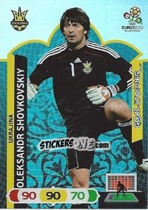 Sticker Oleksandr Shovkovskiy - UEFA Euro Poland-Ukraine 2012. Adrenalyn XL - Panini