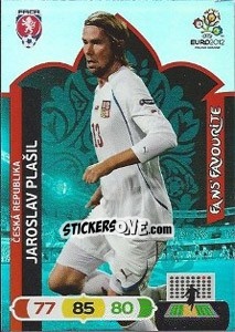 Sticker Jaroslav Plašil - UEFA Euro Poland-Ukraine 2012. Adrenalyn XL n. 241 - Panini