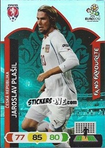 Sticker Jaroslav Plašil - UEFA Euro Poland-Ukraine 2012. Adrenalyn XL - Panini