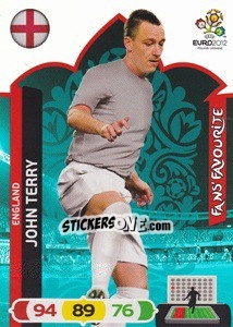 Figurina John Terry - UEFA Euro Poland-Ukraine 2012. Adrenalyn XL - Panini