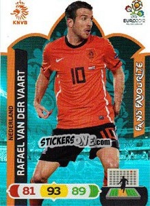 Sticker Rafael van der Vaart - UEFA Euro Poland-Ukraine 2012. Adrenalyn XL n. 261 - Panini