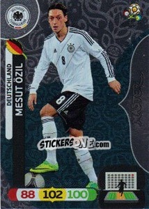 Sticker Mesut Özil - UEFA Euro Poland-Ukraine 2012. Adrenalyn XL - Panini