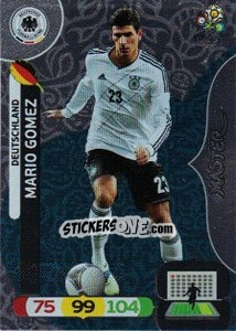 Sticker Mario Gomez - UEFA Euro Poland-Ukraine 2012. Adrenalyn XL n. 280 - Panini