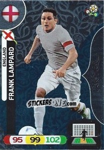 Cromo Frank Lampard - UEFA Euro Poland-Ukraine 2012. Adrenalyn XL - Panini