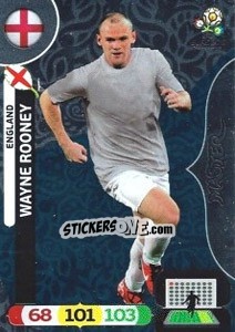 Sticker Wayne Rooney - UEFA Euro Poland-Ukraine 2012. Adrenalyn XL n. 282 - Panini