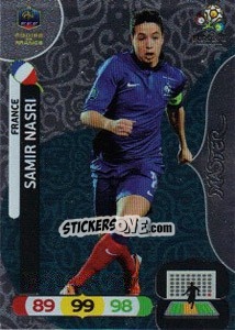 Sticker Samir Nasri - UEFA Euro Poland-Ukraine 2012. Adrenalyn XL - Panini