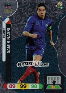Sticker Samir Nasri - UEFA Euro Poland-Ukraine 2012. Adrenalyn XL n. 286 - Panini