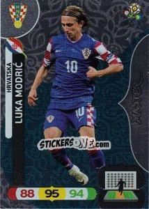Sticker Luka Modric - UEFA Euro Poland-Ukraine 2012. Adrenalyn XL n. 288 - Panini