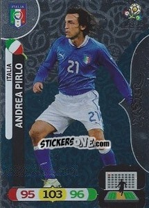 Sticker Andrea Pirlo - UEFA Euro Poland-Ukraine 2012. Adrenalyn XL n. 289 - Panini