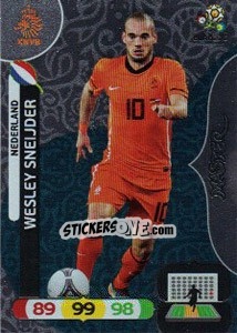 Sticker Wesley Sneijder - UEFA Euro Poland-Ukraine 2012. Adrenalyn XL n. 291 - Panini