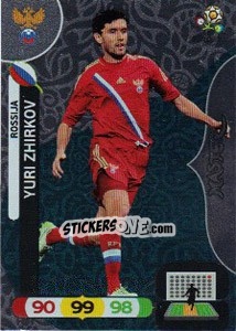 Sticker Yuri Zhirkov - UEFA Euro Poland-Ukraine 2012. Adrenalyn XL - Panini