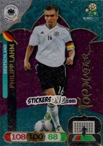 Sticker Philipp Lahm - UEFA Euro Poland-Ukraine 2012. Adrenalyn XL - Panini