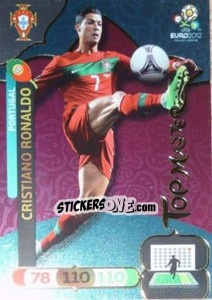 Sticker Cristiano Ronaldo - UEFA Euro Poland-Ukraine 2012. Adrenalyn XL n. 305 - Panini