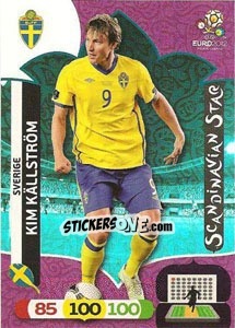 Sticker Kim Källström - UEFA Euro Poland-Ukraine 2012. Adrenalyn XL n. 311 - Panini