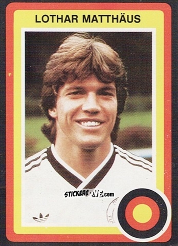 Sticker Lothar Matthaus - Fodbold EM 1988 n. 54 - Aller Læser Service

