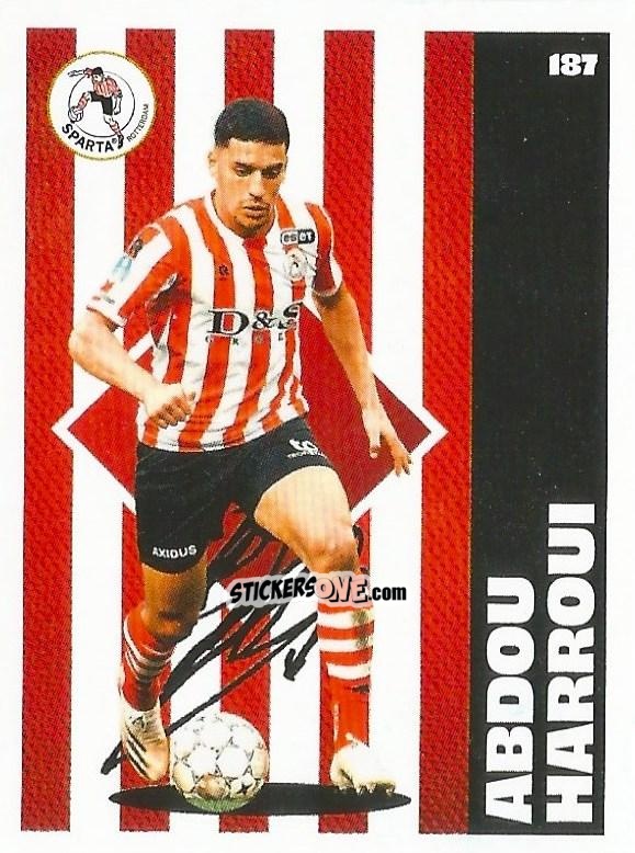 Cromo Abdou Harroui - Eredivisie Onze Voetbal helden 2021 n. 187 - Albert Heijn
