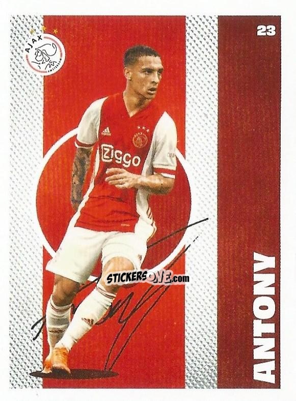 Sticker Antony - Eredivisie Onze Voetbal helden 2021 n. 23 - Albert Heijn
