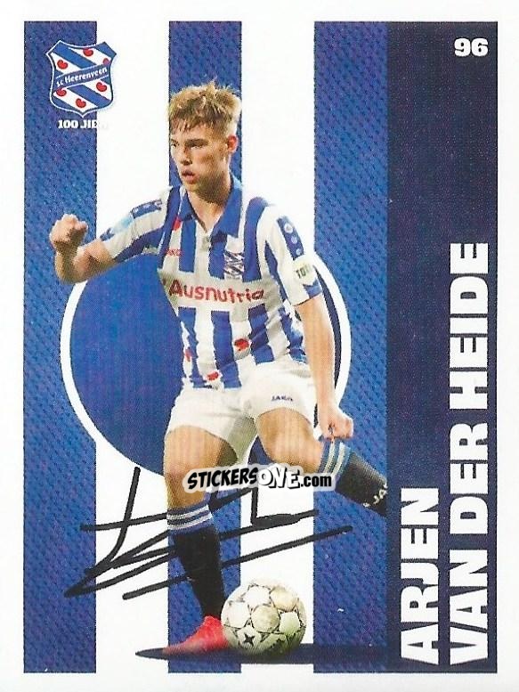 Sticker Arjen van der Heide - Eredivisie Onze Voetbal helden 2021 n. 96 - Albert Heijn

