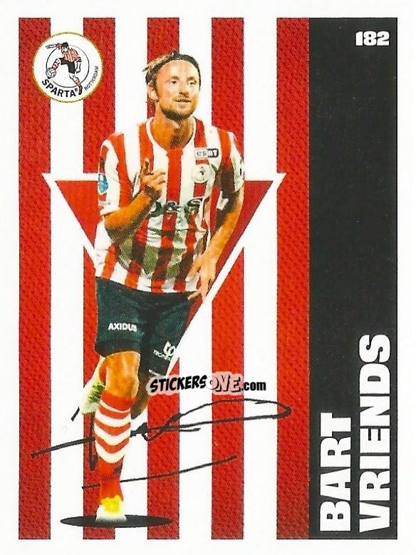 Sticker Bart Vriends - Eredivisie Onze Voetbal helden 2021 n. 182 - Albert Heijn
