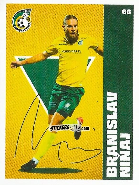 Sticker Branislav Ninaj - Eredivisie Onze Voetbal helden 2021 n. 66 - Albert Heijn
