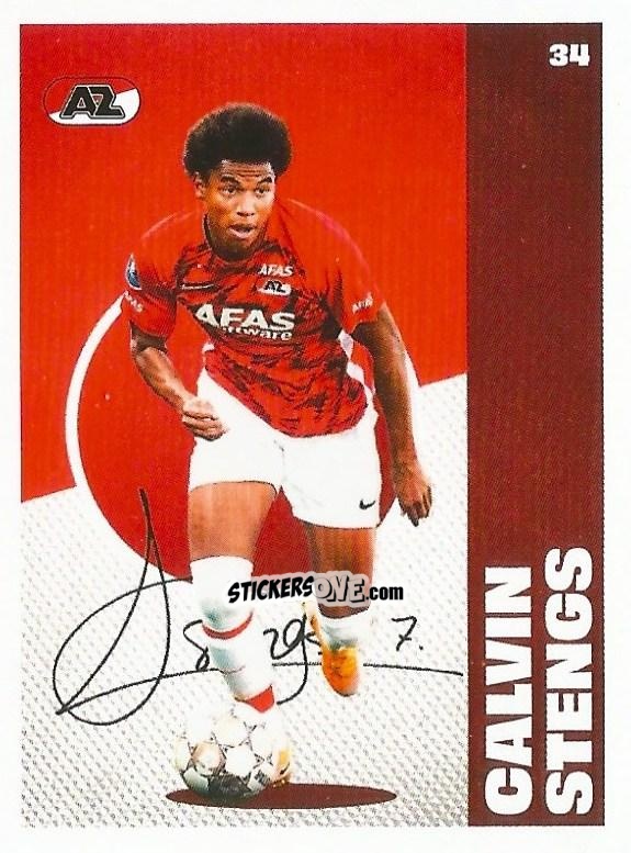 Figurina Calvin Stengs - Eredivisie Onze Voetbal helden 2021 n. 34 - Albert Heijn
