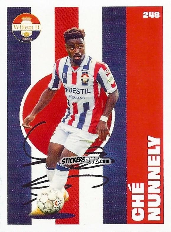 Sticker Ché Nunnely - Eredivisie Onze Voetbal helden 2021 n. 248 - Albert Heijn
