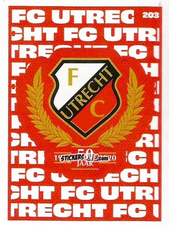 Figurina Club Badge - Eredivisie Onze Voetbal helden 2021 n. 203 - Albert Heijn
