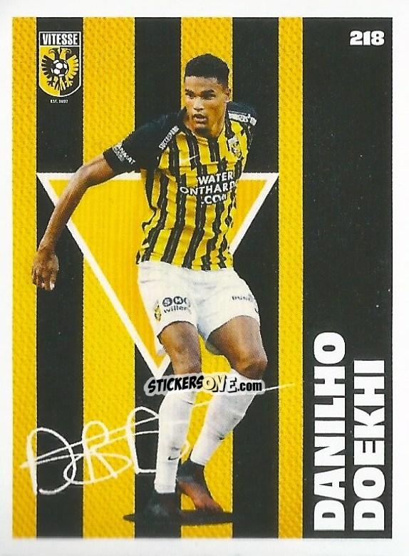 Cromo Danilho Doekhi - Eredivisie Onze Voetbal helden 2021 n. 218 - Albert Heijn
