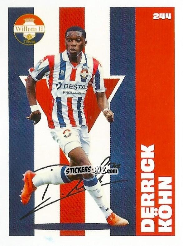 Sticker Derrick Kohn - Eredivisie Onze Voetbal helden 2021 n. 244 - Albert Heijn
