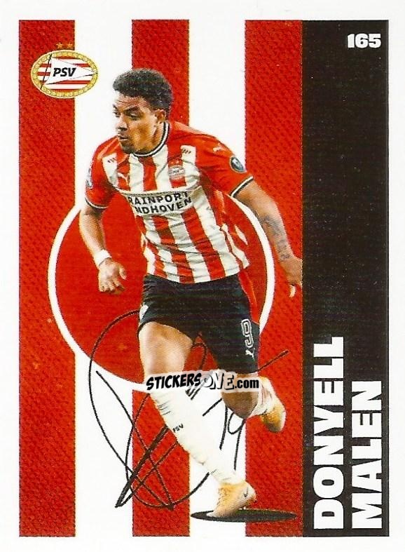 Sticker Donyell Malen - Eredivisie Onze Voetbal helden 2021 n. 165 - Albert Heijn
