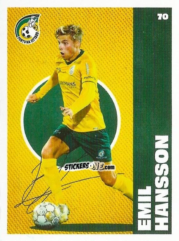 Figurina Emil Hansson - Eredivisie Onze Voetbal helden 2021 n. 70 - Albert Heijn
