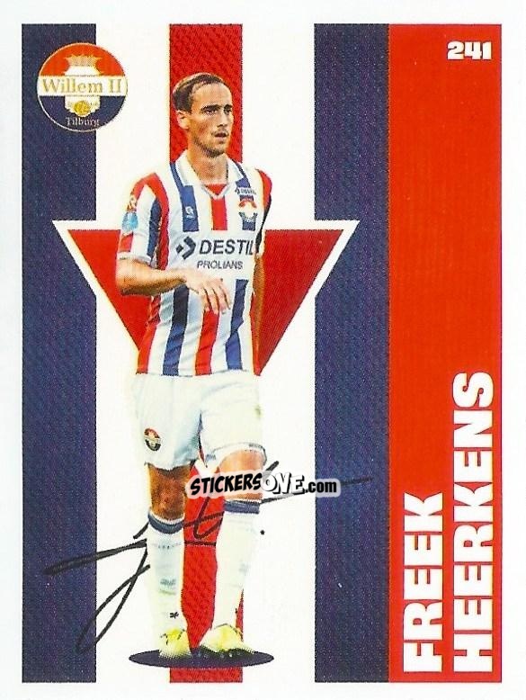 Sticker Freek Heerkens - Eredivisie Onze Voetbal helden 2021 n. 241 - Albert Heijn
