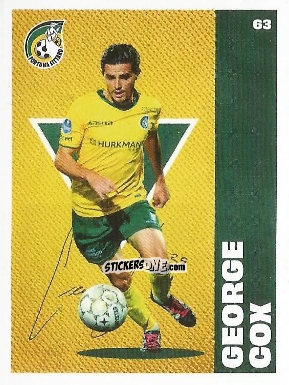 Sticker George Cox - Eredivisie Onze Voetbal helden 2021 n. 63 - Albert Heijn
