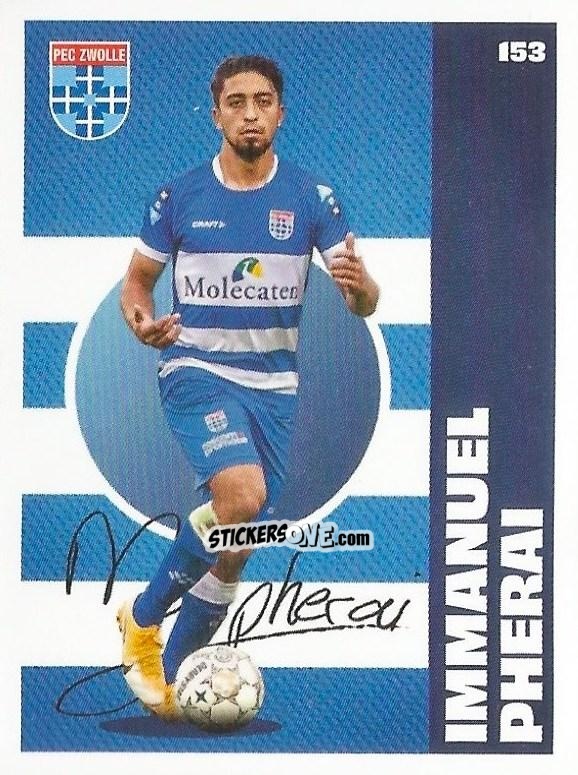 Figurina Immanuel Pherai - Eredivisie Onze Voetbal helden 2021 n. 153 - Albert Heijn

