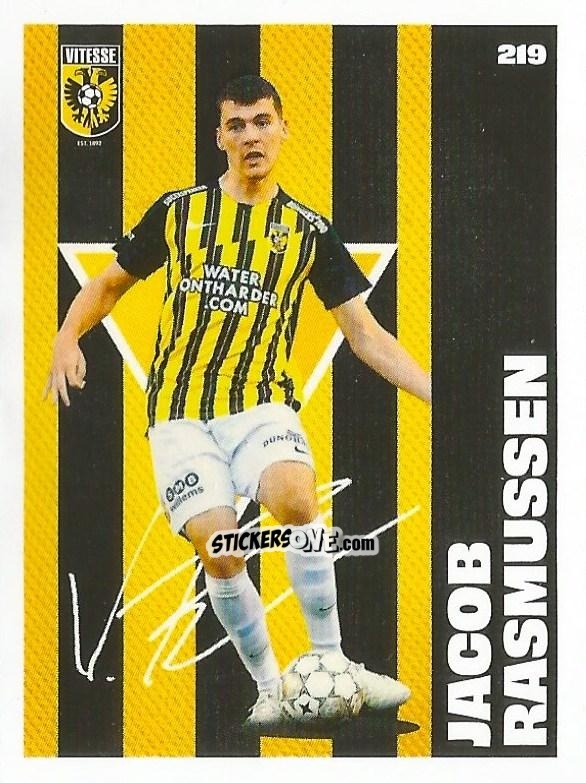Sticker Jacob Rasmussen - Eredivisie Onze Voetbal helden 2021 n. 219 - Albert Heijn
