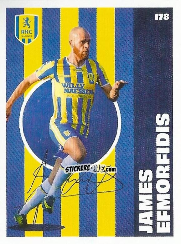Sticker James Efmorfidis - Eredivisie Onze Voetbal helden 2021 n. 178 - Albert Heijn
