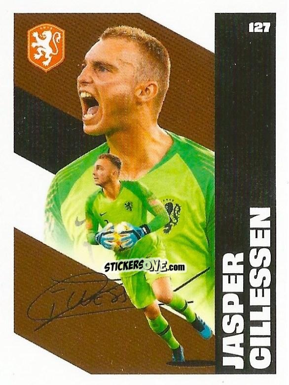 Sticker Jasper Cillessen - Eredivisie Onze Voetbal helden 2021 n. 127 - Albert Heijn
