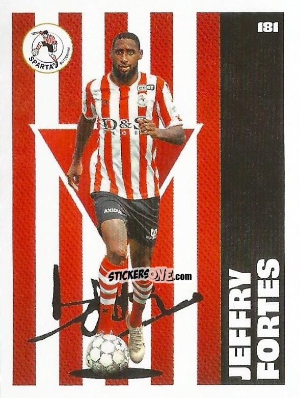 Sticker Jeffry Fortes - Eredivisie Onze Voetbal helden 2021 n. 181 - Albert Heijn
