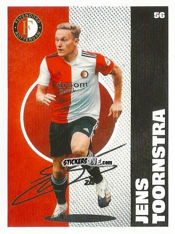 Sticker Jens Toornstra - Eredivisie Onze Voetbal helden 2021 n. 56 - Albert Heijn
