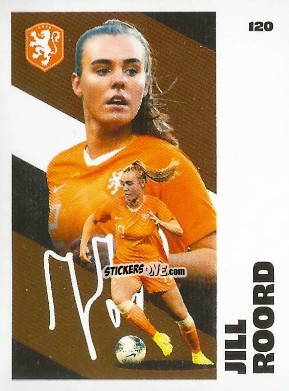 Figurina Jill Roord - Eredivisie Onze Voetbal helden 2021 n. 120 - Albert Heijn
