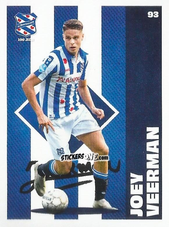 Figurina Joey Veerman - Eredivisie Onze Voetbal helden 2021 n. 93 - Albert Heijn
