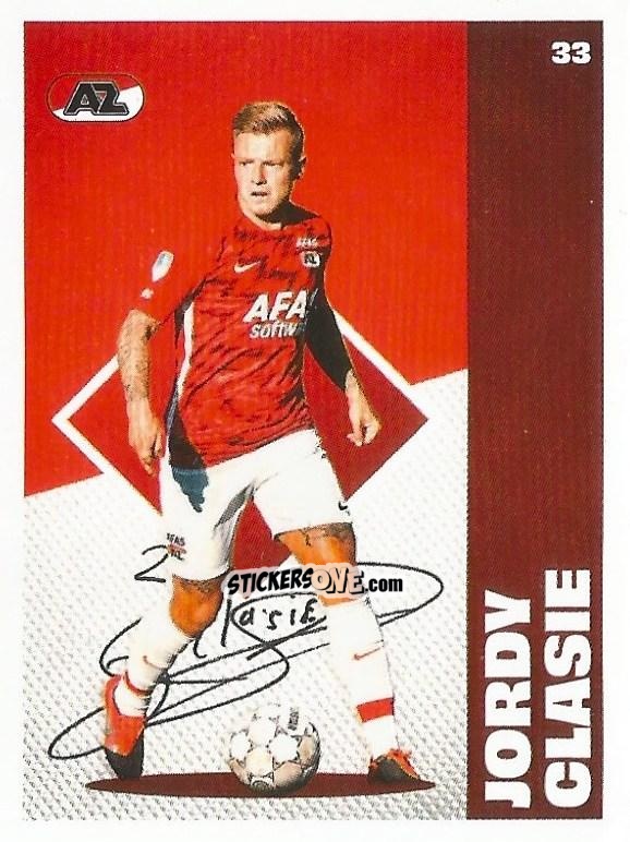 Sticker Jordy Clasie - Eredivisie Onze Voetbal helden 2021 n. 33 - Albert Heijn
