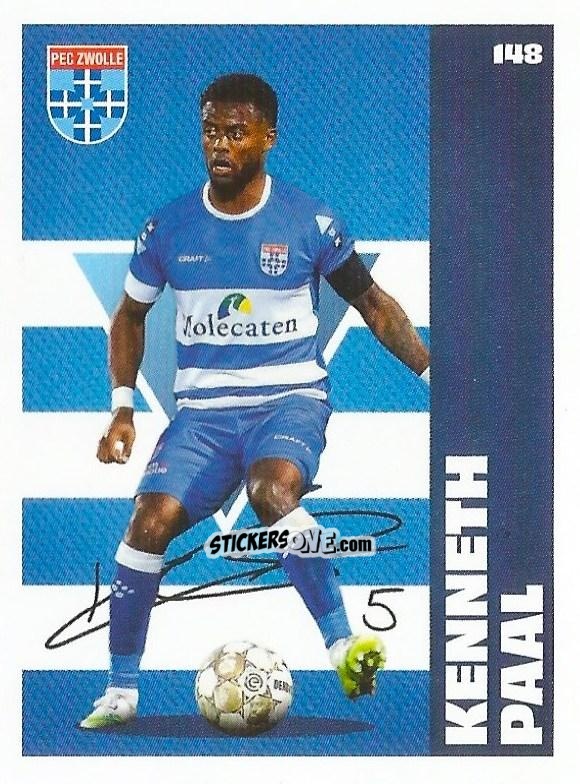 Sticker Kenneth Paal - Eredivisie Onze Voetbal helden 2021 n. 148 - Albert Heijn
