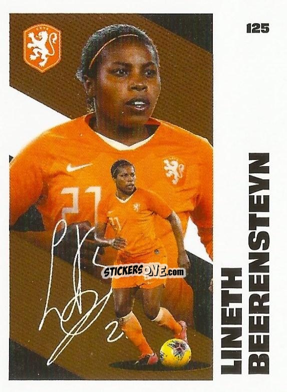 Figurina Lineth Beerensteyn - Eredivisie Onze Voetbal helden 2021 n. 125 - Albert Heijn
