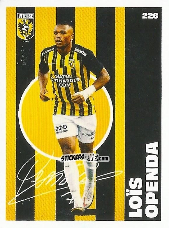 Cromo Loïs Openda - Eredivisie Onze Voetbal helden 2021 n. 226 - Albert Heijn
