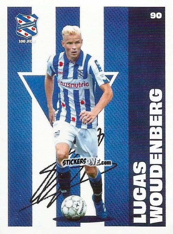 Sticker Lucas Woudenberg - Eredivisie Onze Voetbal helden 2021 n. 90 - Albert Heijn
