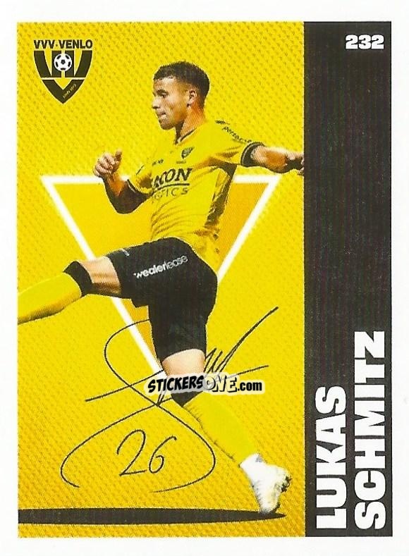 Sticker Lukas Schmitz - Eredivisie Onze Voetbal helden 2021 n. 232 - Albert Heijn
