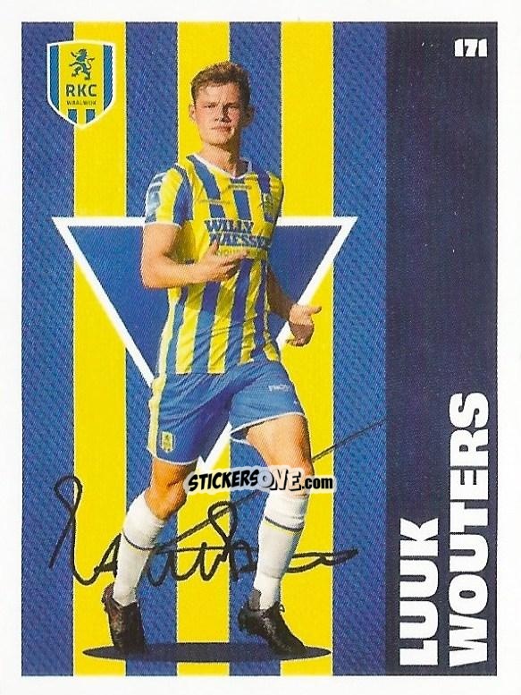Sticker Luuk Wouters - Eredivisie Onze Voetbal helden 2021 n. 171 - Albert Heijn
